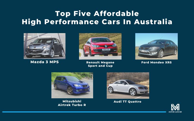 Top Five Affordable High Performance Cars In Australia | Motor Matcher